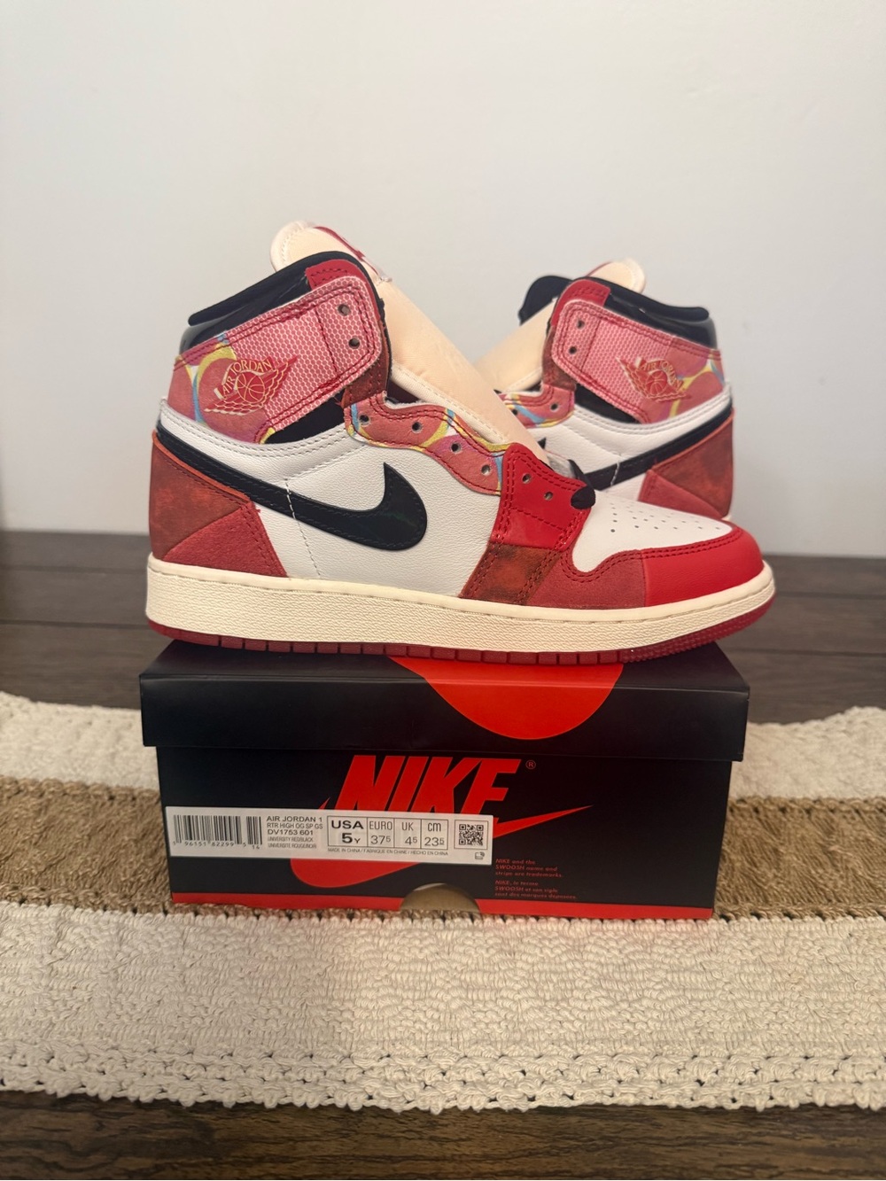 Jordan 1 High OG Spider-Man Across the Spider-Verse (GS)